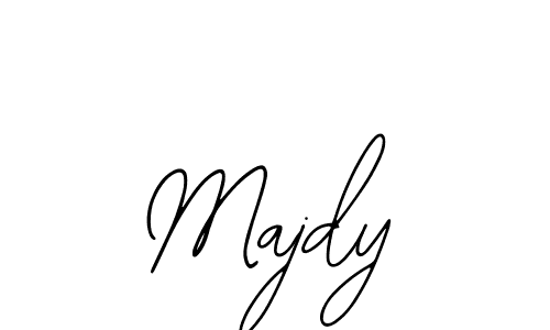 You should practise on your own different ways (Bearetta-2O07w) to write your name (Majdy) in signature. don't let someone else do it for you. Majdy signature style 12 images and pictures png