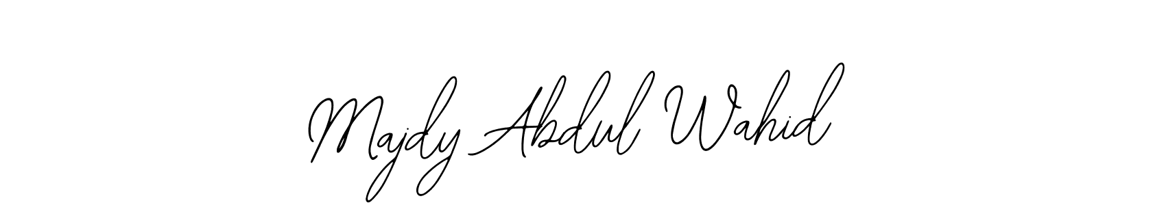 How to make Majdy Abdul Wahid signature? Bearetta-2O07w is a professional autograph style. Create handwritten signature for Majdy Abdul Wahid name. Majdy Abdul Wahid signature style 12 images and pictures png