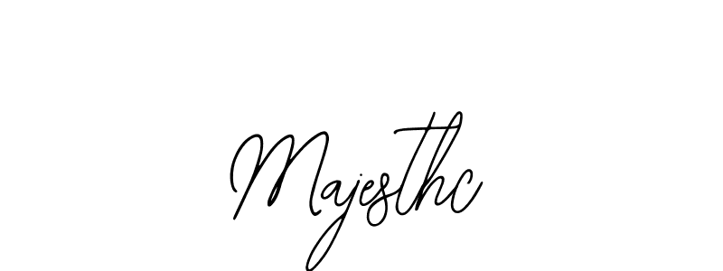 Design your own signature with our free online signature maker. With this signature software, you can create a handwritten (Bearetta-2O07w) signature for name Majesthc. Majesthc signature style 12 images and pictures png