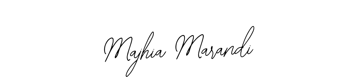 Bearetta-2O07w is a professional signature style that is perfect for those who want to add a touch of class to their signature. It is also a great choice for those who want to make their signature more unique. Get Majhia Marandi name to fancy signature for free. Majhia Marandi signature style 12 images and pictures png