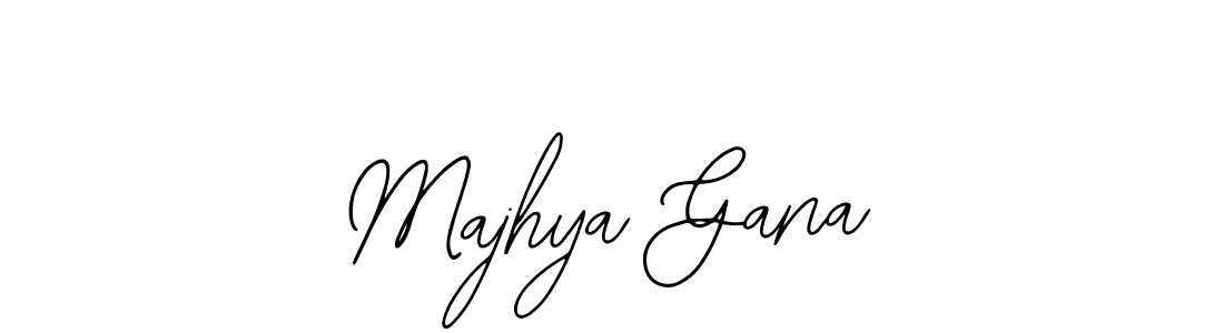 Use a signature maker to create a handwritten signature online. With this signature software, you can design (Bearetta-2O07w) your own signature for name Majhya Gana. Majhya Gana signature style 12 images and pictures png