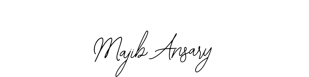 You should practise on your own different ways (Bearetta-2O07w) to write your name (Majib Ansary) in signature. don't let someone else do it for you. Majib Ansary signature style 12 images and pictures png