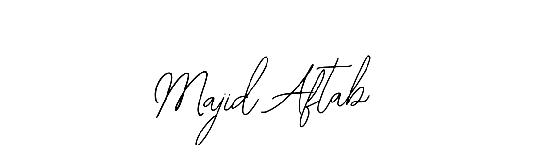 The best way (Bearetta-2O07w) to make a short signature is to pick only two or three words in your name. The name Majid Aftab include a total of six letters. For converting this name. Majid Aftab signature style 12 images and pictures png