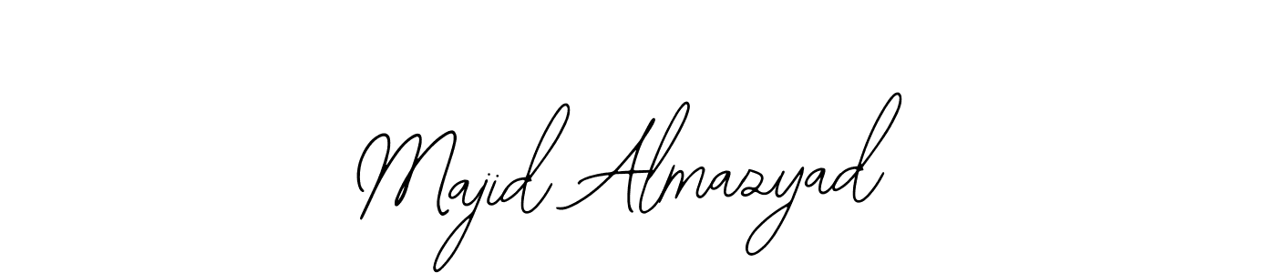 You should practise on your own different ways (Bearetta-2O07w) to write your name (Majid Almazyad) in signature. don't let someone else do it for you. Majid Almazyad signature style 12 images and pictures png