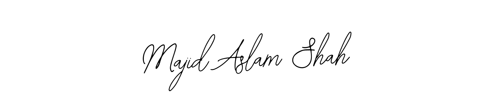 You should practise on your own different ways (Bearetta-2O07w) to write your name (Majid Aslam Shah) in signature. don't let someone else do it for you. Majid Aslam Shah signature style 12 images and pictures png