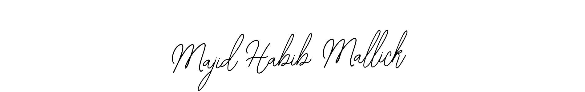 Design your own signature with our free online signature maker. With this signature software, you can create a handwritten (Bearetta-2O07w) signature for name Majid Habib Mallick. Majid Habib Mallick signature style 12 images and pictures png