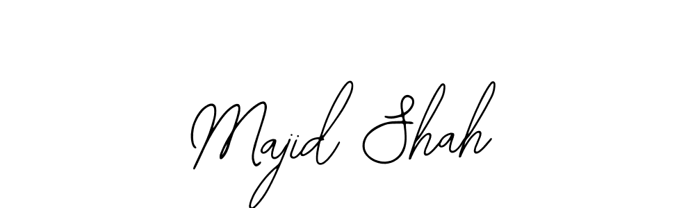 You should practise on your own different ways (Bearetta-2O07w) to write your name (Majid Shah) in signature. don't let someone else do it for you. Majid Shah signature style 12 images and pictures png