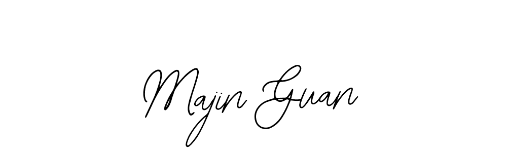 Use a signature maker to create a handwritten signature online. With this signature software, you can design (Bearetta-2O07w) your own signature for name Majin Guan. Majin Guan signature style 12 images and pictures png