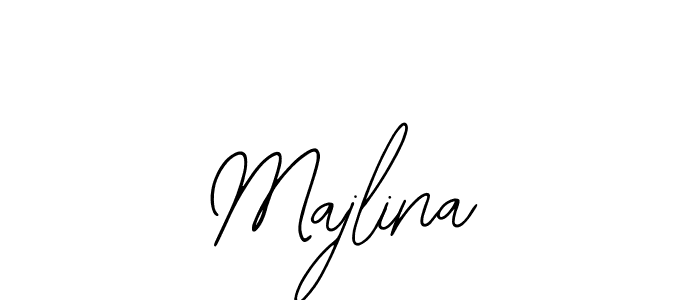 You should practise on your own different ways (Bearetta-2O07w) to write your name (Majlina) in signature. don't let someone else do it for you. Majlina signature style 12 images and pictures png