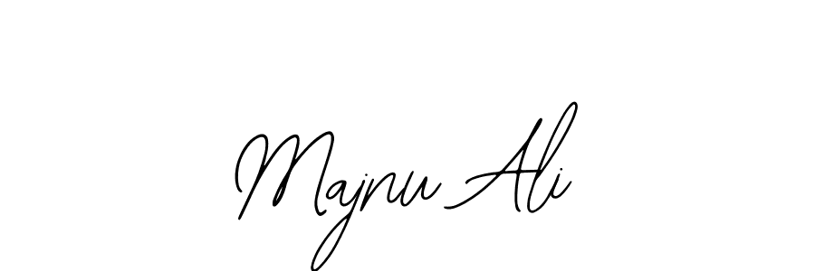 You should practise on your own different ways (Bearetta-2O07w) to write your name (Majnu Ali) in signature. don't let someone else do it for you. Majnu Ali signature style 12 images and pictures png