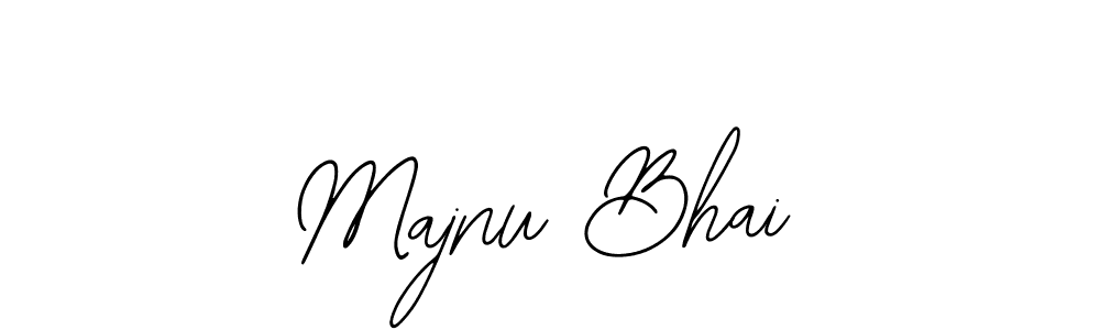 The best way (Bearetta-2O07w) to make a short signature is to pick only two or three words in your name. The name Majnu Bhai include a total of six letters. For converting this name. Majnu Bhai signature style 12 images and pictures png