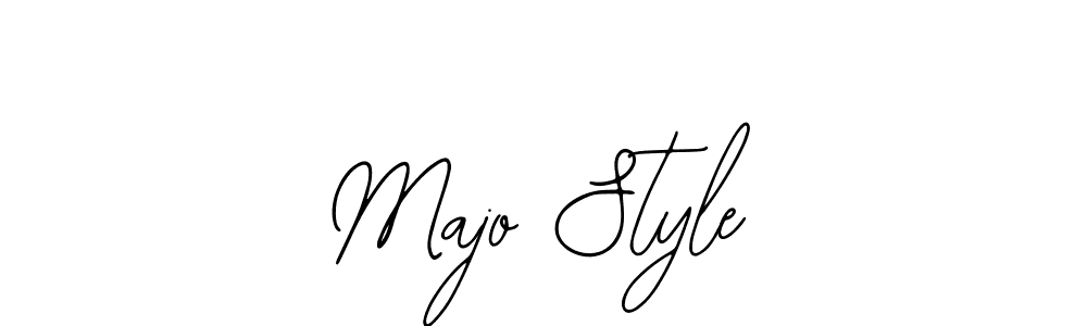 Use a signature maker to create a handwritten signature online. With this signature software, you can design (Bearetta-2O07w) your own signature for name Majo Style. Majo Style signature style 12 images and pictures png