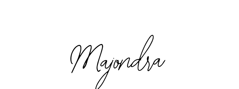 How to make Majondra name signature. Use Bearetta-2O07w style for creating short signs online. This is the latest handwritten sign. Majondra signature style 12 images and pictures png