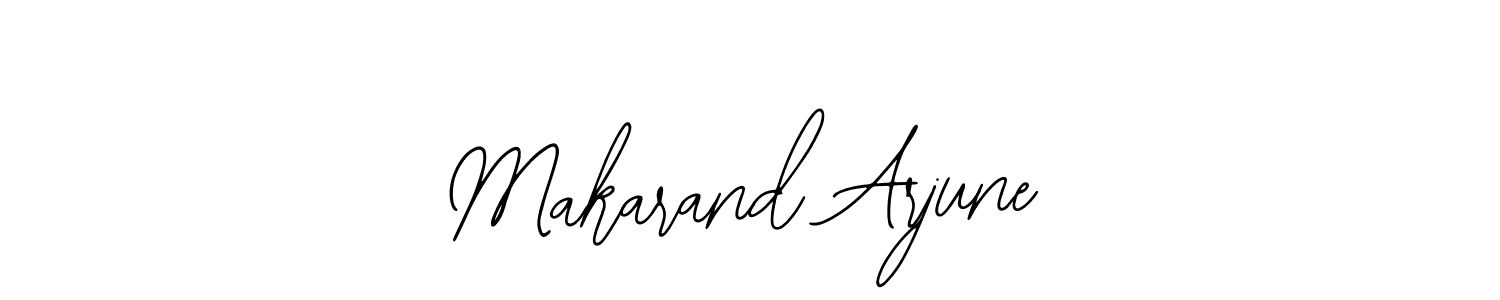 It looks lik you need a new signature style for name Makarand Arjune. Design unique handwritten (Bearetta-2O07w) signature with our free signature maker in just a few clicks. Makarand Arjune signature style 12 images and pictures png