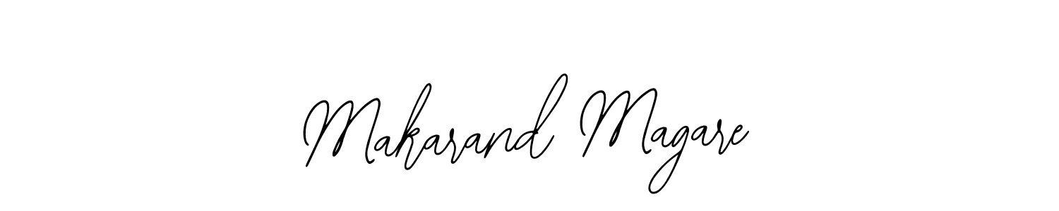 Make a beautiful signature design for name Makarand Magare. With this signature (Bearetta-2O07w) style, you can create a handwritten signature for free. Makarand Magare signature style 12 images and pictures png