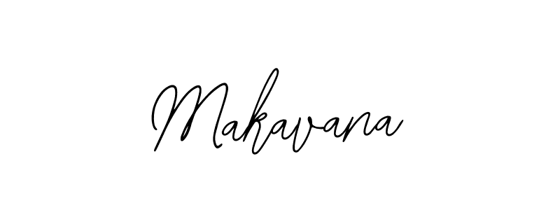 Use a signature maker to create a handwritten signature online. With this signature software, you can design (Bearetta-2O07w) your own signature for name Makavana. Makavana signature style 12 images and pictures png