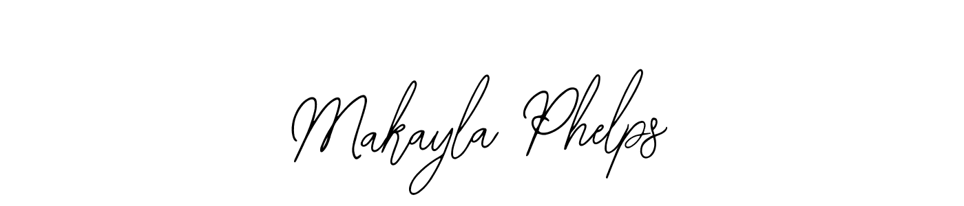 Use a signature maker to create a handwritten signature online. With this signature software, you can design (Bearetta-2O07w) your own signature for name Makayla Phelps. Makayla Phelps signature style 12 images and pictures png