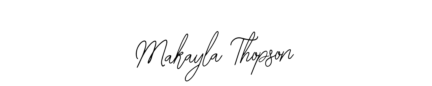 The best way (Bearetta-2O07w) to make a short signature is to pick only two or three words in your name. The name Makayla Thopson include a total of six letters. For converting this name. Makayla Thopson signature style 12 images and pictures png