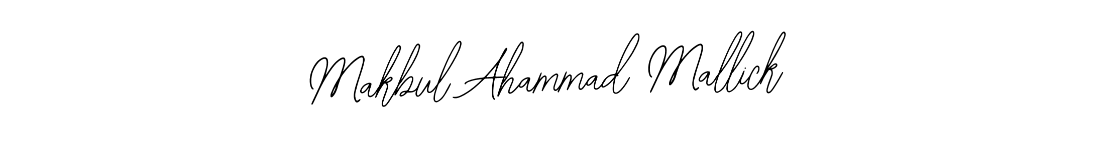 Also You can easily find your signature by using the search form. We will create Makbul Ahammad Mallick name handwritten signature images for you free of cost using Bearetta-2O07w sign style. Makbul Ahammad Mallick signature style 12 images and pictures png