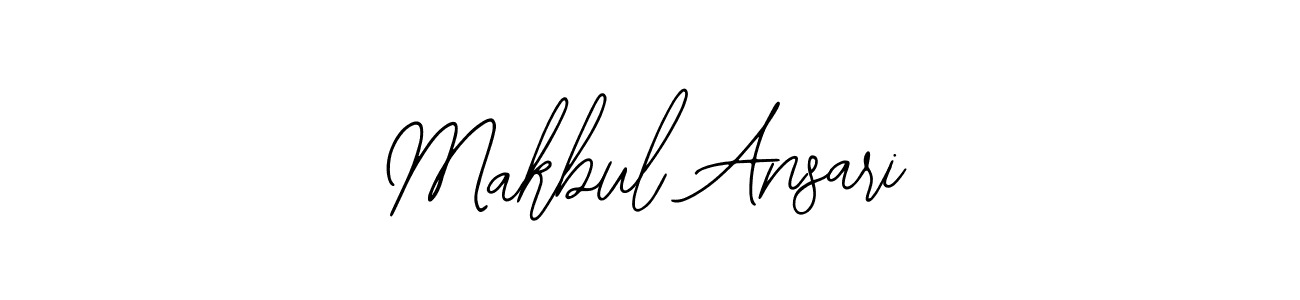 How to Draw Makbul Ansari signature style? Bearetta-2O07w is a latest design signature styles for name Makbul Ansari. Makbul Ansari signature style 12 images and pictures png