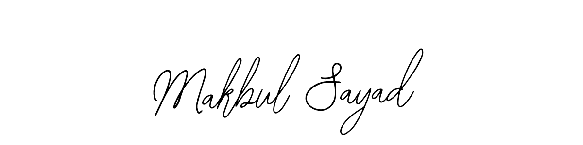 It looks lik you need a new signature style for name Makbul Sayad. Design unique handwritten (Bearetta-2O07w) signature with our free signature maker in just a few clicks. Makbul Sayad signature style 12 images and pictures png