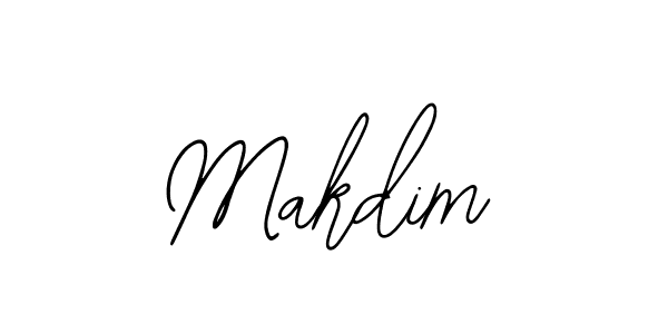 Bearetta-2O07w is a professional signature style that is perfect for those who want to add a touch of class to their signature. It is also a great choice for those who want to make their signature more unique. Get Makdim name to fancy signature for free. Makdim signature style 12 images and pictures png