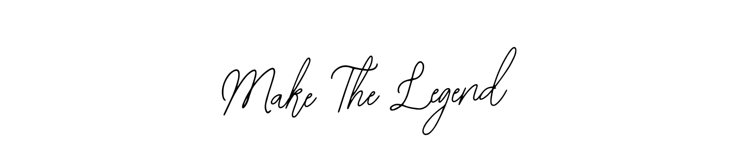 Best and Professional Signature Style for Make The Legend. Bearetta-2O07w Best Signature Style Collection. Make The Legend signature style 12 images and pictures png