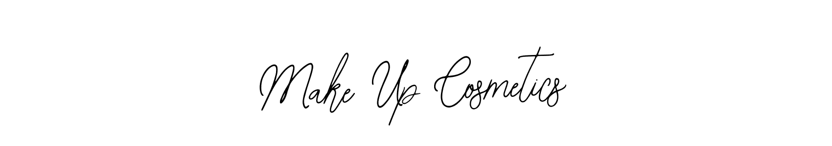 Create a beautiful signature design for name Make Up Cosmetics. With this signature (Bearetta-2O07w) fonts, you can make a handwritten signature for free. Make Up Cosmetics signature style 12 images and pictures png