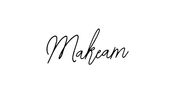 How to make Makeam signature? Bearetta-2O07w is a professional autograph style. Create handwritten signature for Makeam name. Makeam signature style 12 images and pictures png