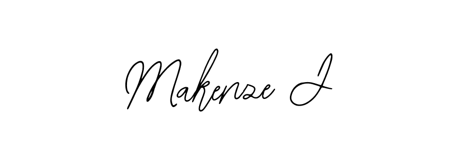 Design your own signature with our free online signature maker. With this signature software, you can create a handwritten (Bearetta-2O07w) signature for name Makenze J. Makenze J signature style 12 images and pictures png