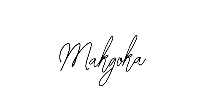 Use a signature maker to create a handwritten signature online. With this signature software, you can design (Bearetta-2O07w) your own signature for name Makgoka. Makgoka signature style 12 images and pictures png