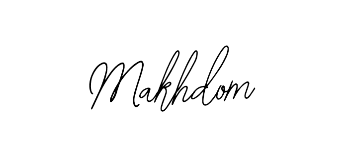 Also we have Makhdom name is the best signature style. Create professional handwritten signature collection using Bearetta-2O07w autograph style. Makhdom signature style 12 images and pictures png