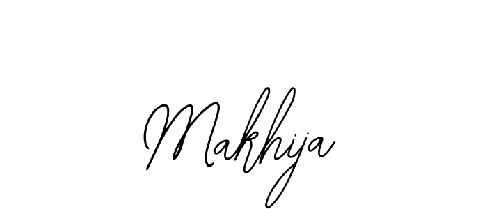 Create a beautiful signature design for name Makhija. With this signature (Bearetta-2O07w) fonts, you can make a handwritten signature for free. Makhija signature style 12 images and pictures png