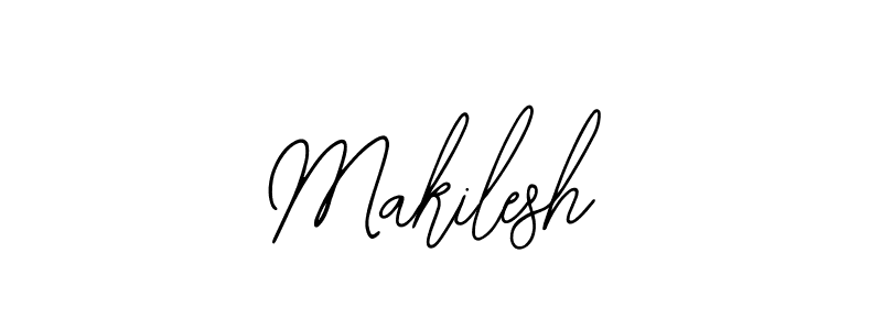 How to make Makilesh name signature. Use Bearetta-2O07w style for creating short signs online. This is the latest handwritten sign. Makilesh signature style 12 images and pictures png