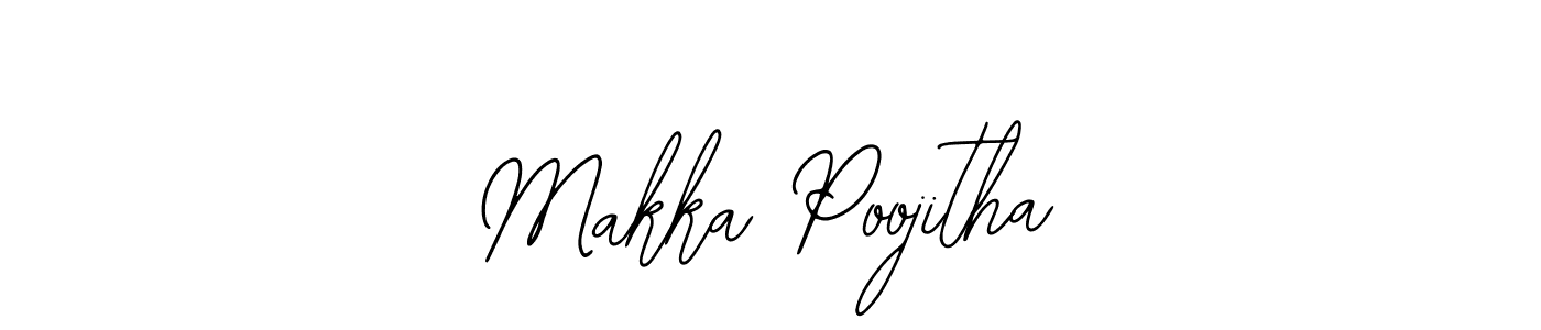 Make a short Makka Poojitha signature style. Manage your documents anywhere anytime using Bearetta-2O07w. Create and add eSignatures, submit forms, share and send files easily. Makka Poojitha signature style 12 images and pictures png