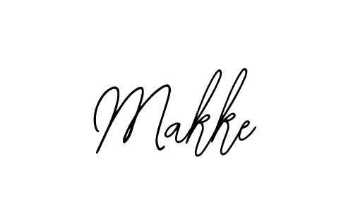 Makke stylish signature style. Best Handwritten Sign (Bearetta-2O07w) for my name. Handwritten Signature Collection Ideas for my name Makke. Makke signature style 12 images and pictures png