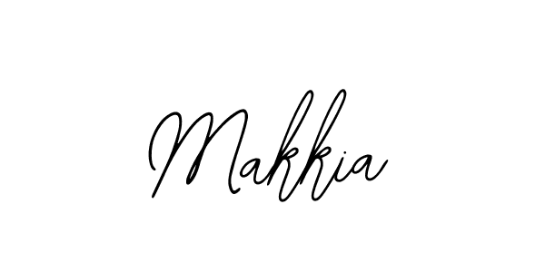 How to make Makkia name signature. Use Bearetta-2O07w style for creating short signs online. This is the latest handwritten sign. Makkia signature style 12 images and pictures png