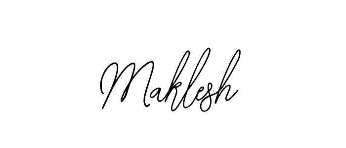 How to make Maklesh name signature. Use Bearetta-2O07w style for creating short signs online. This is the latest handwritten sign. Maklesh signature style 12 images and pictures png