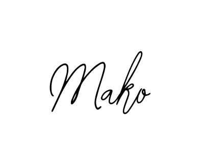 Mako stylish signature style. Best Handwritten Sign (Bearetta-2O07w) for my name. Handwritten Signature Collection Ideas for my name Mako. Mako signature style 12 images and pictures png