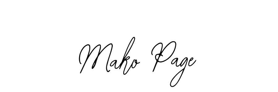 You can use this online signature creator to create a handwritten signature for the name Mako Page. This is the best online autograph maker. Mako Page signature style 12 images and pictures png