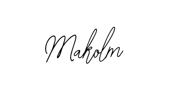 Design your own signature with our free online signature maker. With this signature software, you can create a handwritten (Bearetta-2O07w) signature for name Makolm. Makolm signature style 12 images and pictures png