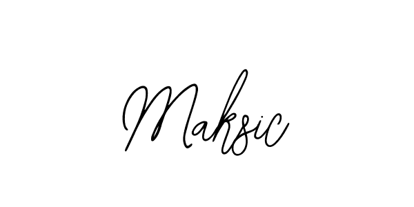 Use a signature maker to create a handwritten signature online. With this signature software, you can design (Bearetta-2O07w) your own signature for name Maksic. Maksic signature style 12 images and pictures png