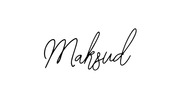 Design your own signature with our free online signature maker. With this signature software, you can create a handwritten (Bearetta-2O07w) signature for name Maksud. Maksud signature style 12 images and pictures png