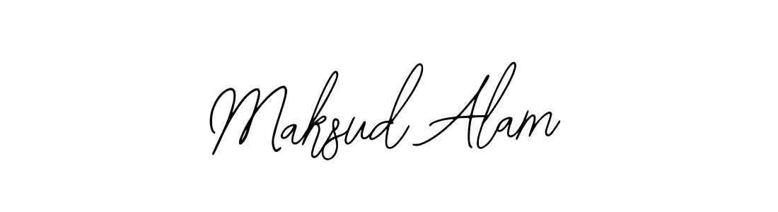 Use a signature maker to create a handwritten signature online. With this signature software, you can design (Bearetta-2O07w) your own signature for name Maksud Alam. Maksud Alam signature style 12 images and pictures png