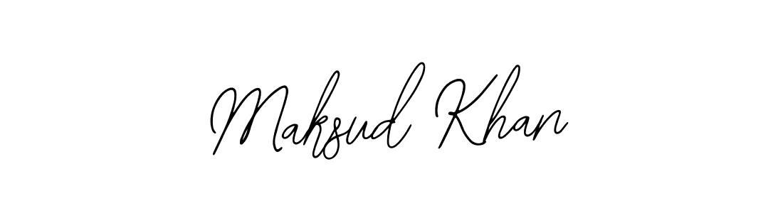 The best way (Bearetta-2O07w) to make a short signature is to pick only two or three words in your name. The name Maksud Khan include a total of six letters. For converting this name. Maksud Khan signature style 12 images and pictures png
