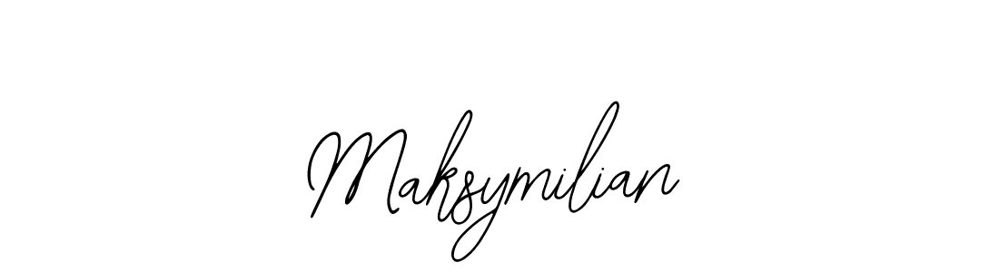 Make a beautiful signature design for name Maksymilian. With this signature (Bearetta-2O07w) style, you can create a handwritten signature for free. Maksymilian signature style 12 images and pictures png