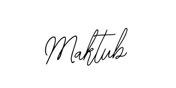 The best way (Bearetta-2O07w) to make a short signature is to pick only two or three words in your name. The name Maktub include a total of six letters. For converting this name. Maktub signature style 12 images and pictures png