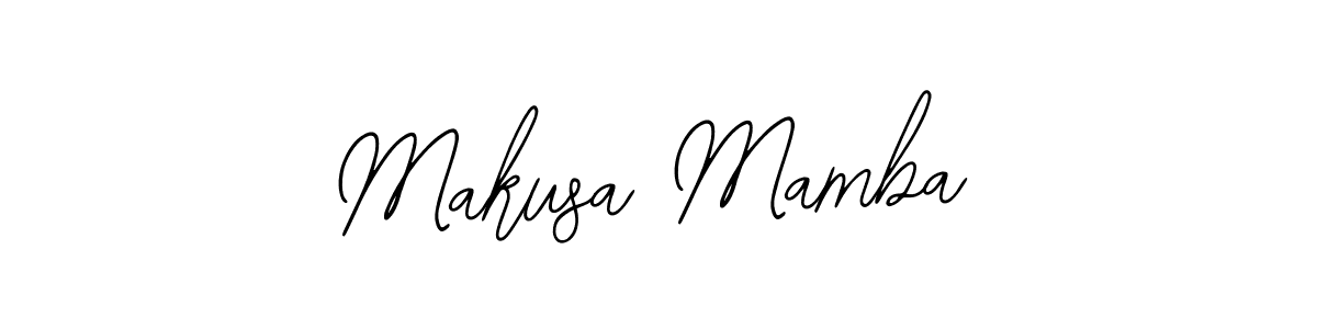 Make a beautiful signature design for name Makusa Mamba. With this signature (Bearetta-2O07w) style, you can create a handwritten signature for free. Makusa Mamba signature style 12 images and pictures png