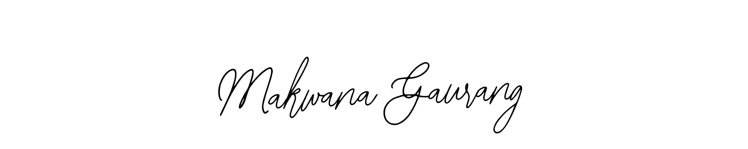 if you are searching for the best signature style for your name Makwana Gaurang. so please give up your signature search. here we have designed multiple signature styles  using Bearetta-2O07w. Makwana Gaurang signature style 12 images and pictures png