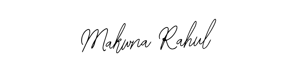 Use a signature maker to create a handwritten signature online. With this signature software, you can design (Bearetta-2O07w) your own signature for name Makwna Rahul. Makwna Rahul signature style 12 images and pictures png